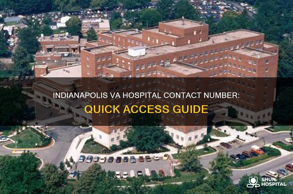 what is contact number of va hospital in indianapolis