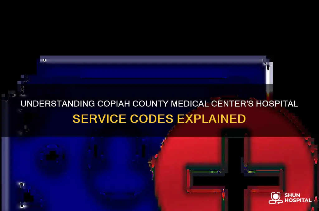 what is copiah county medical center hospital service codes