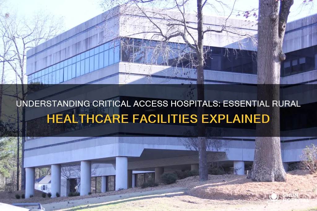 what is critical access hospital