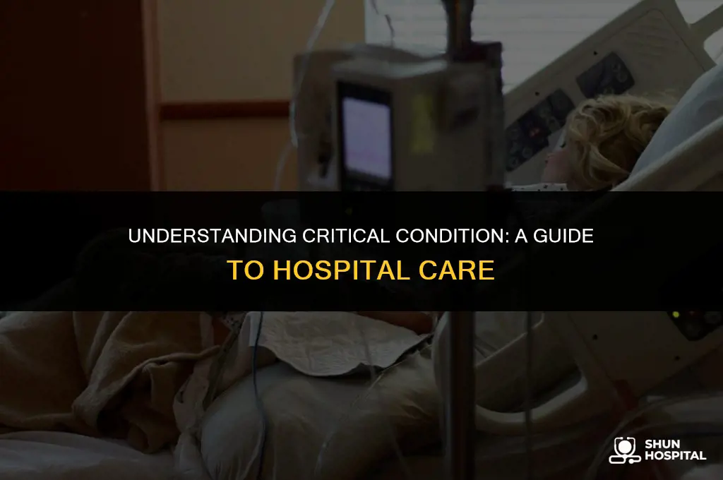 what is critical condition hospital