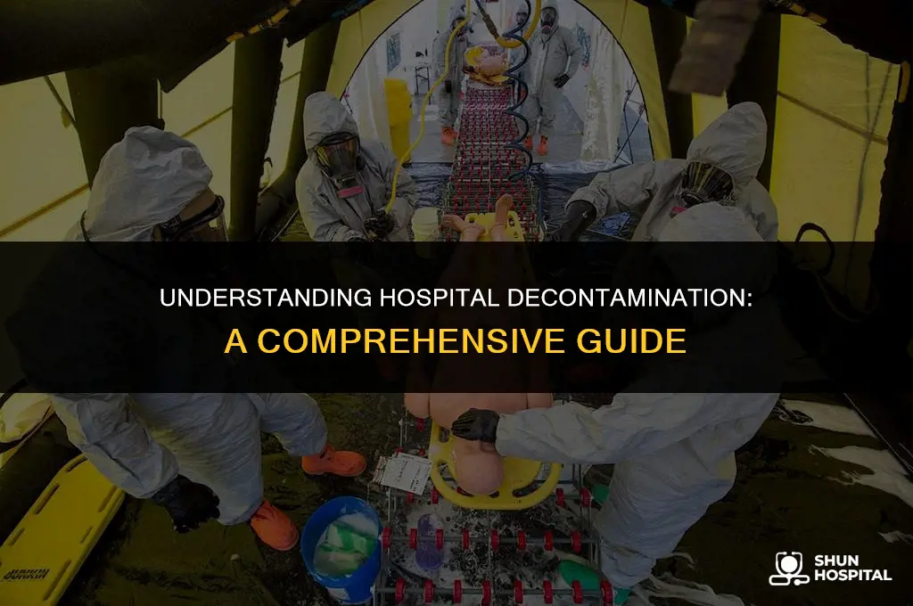 what is decontamination in hospital