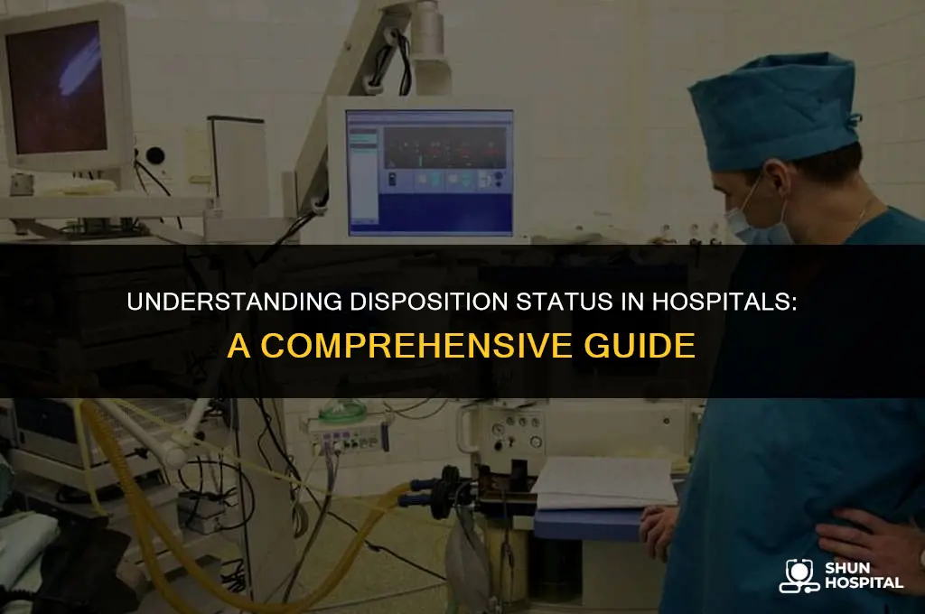 what is disposition status hospital