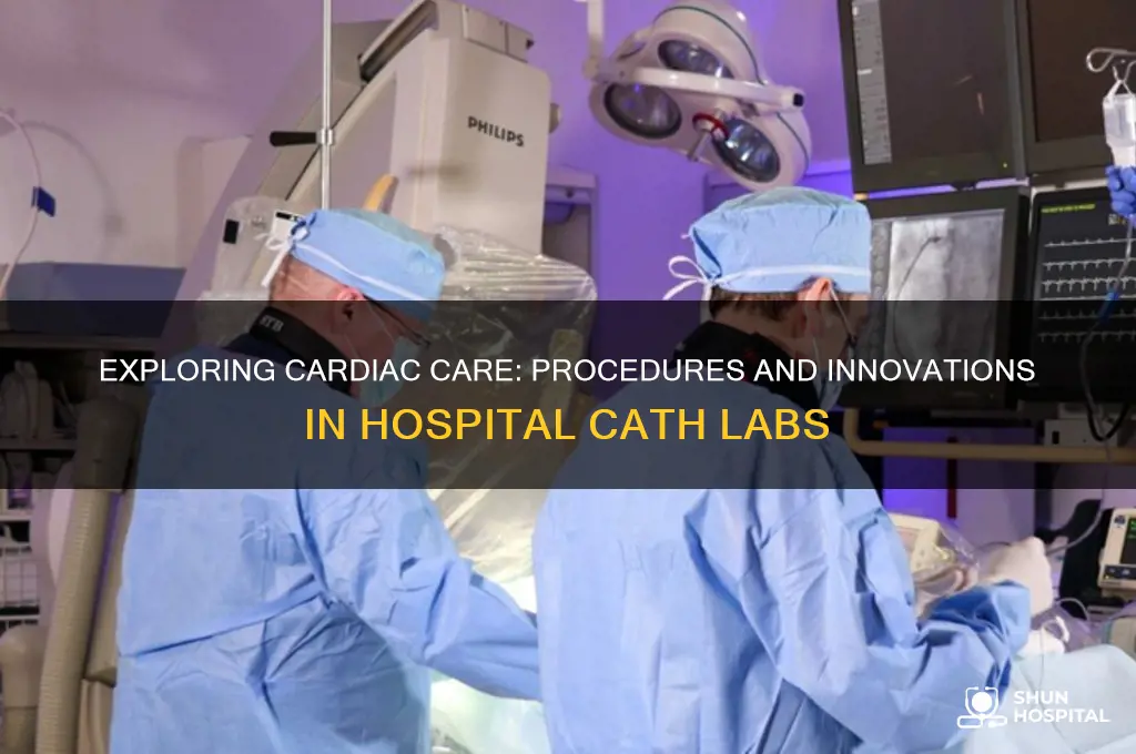 what is done in a cath lab of a hospital