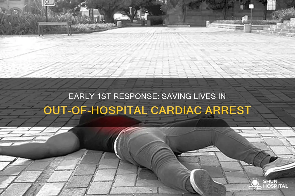 what is early 1st response in out of hospital arrest