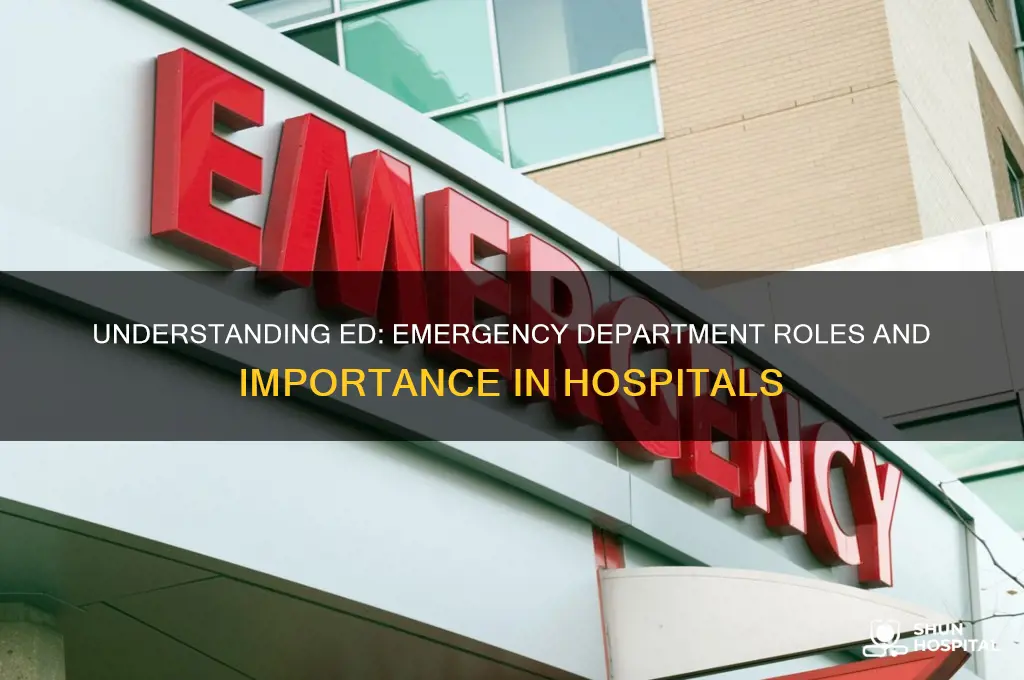 what is ed in hospital