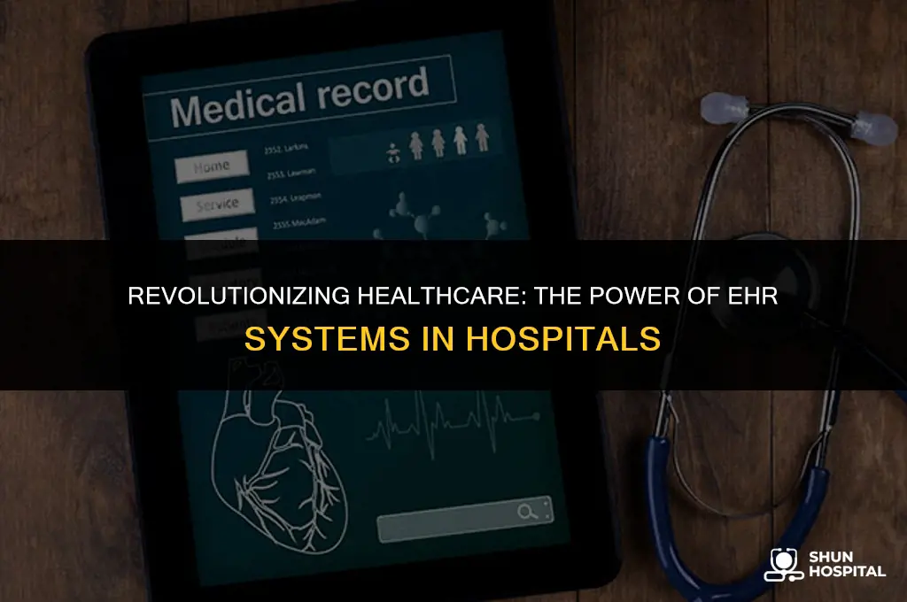what is ehr for hospitals