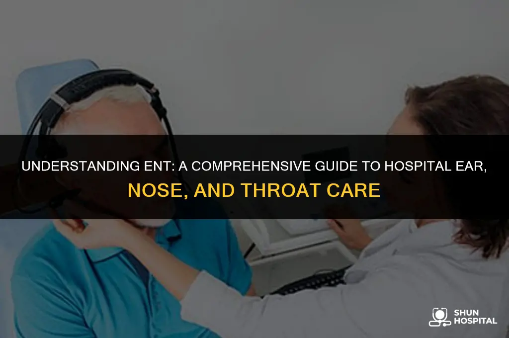 what is ent at hospital