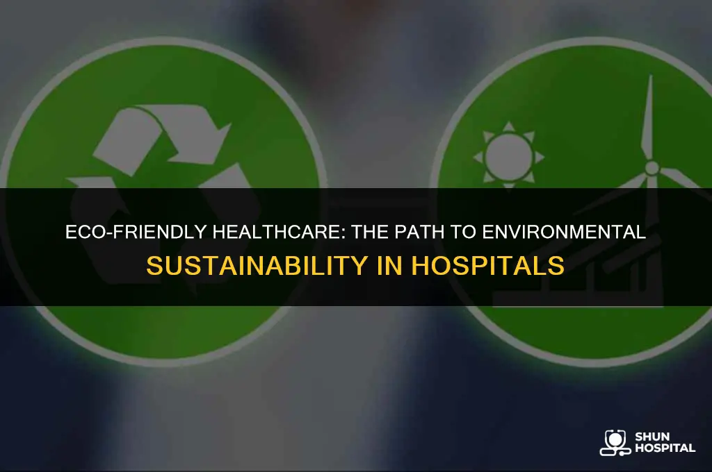 what is environmental sustainability hospital