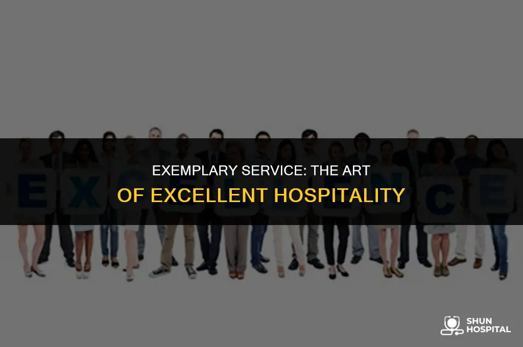 what is excellent hospitality