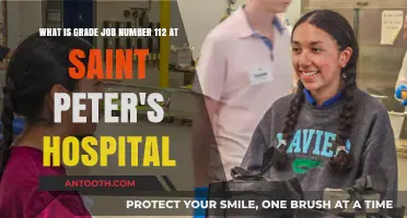 Understanding Grade Job Number 112 at Saint Peter's Hospital