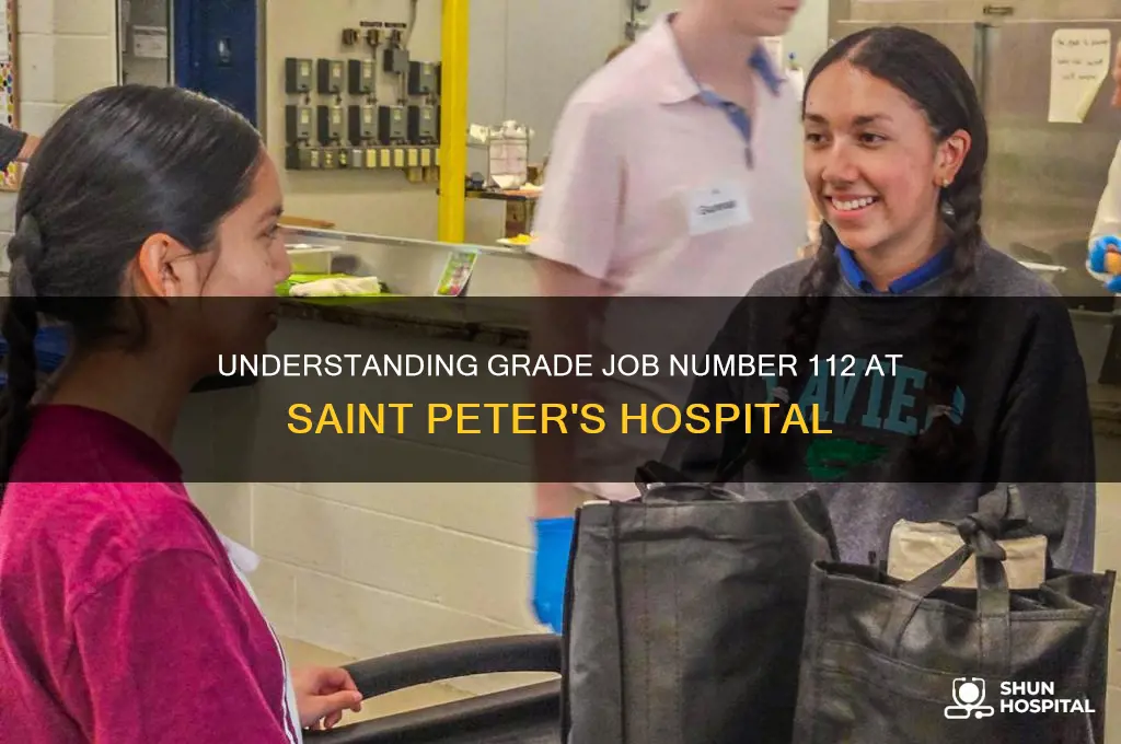 what is grade job number 112 at saint peter