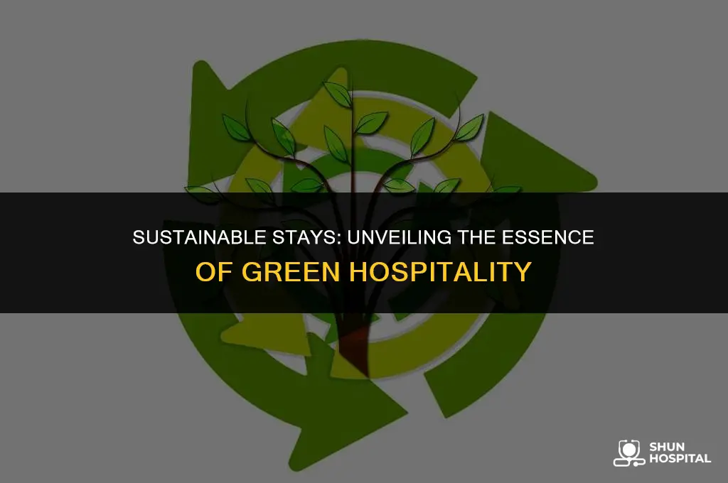 what is green hospitality