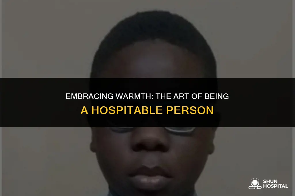 what is hospitable person