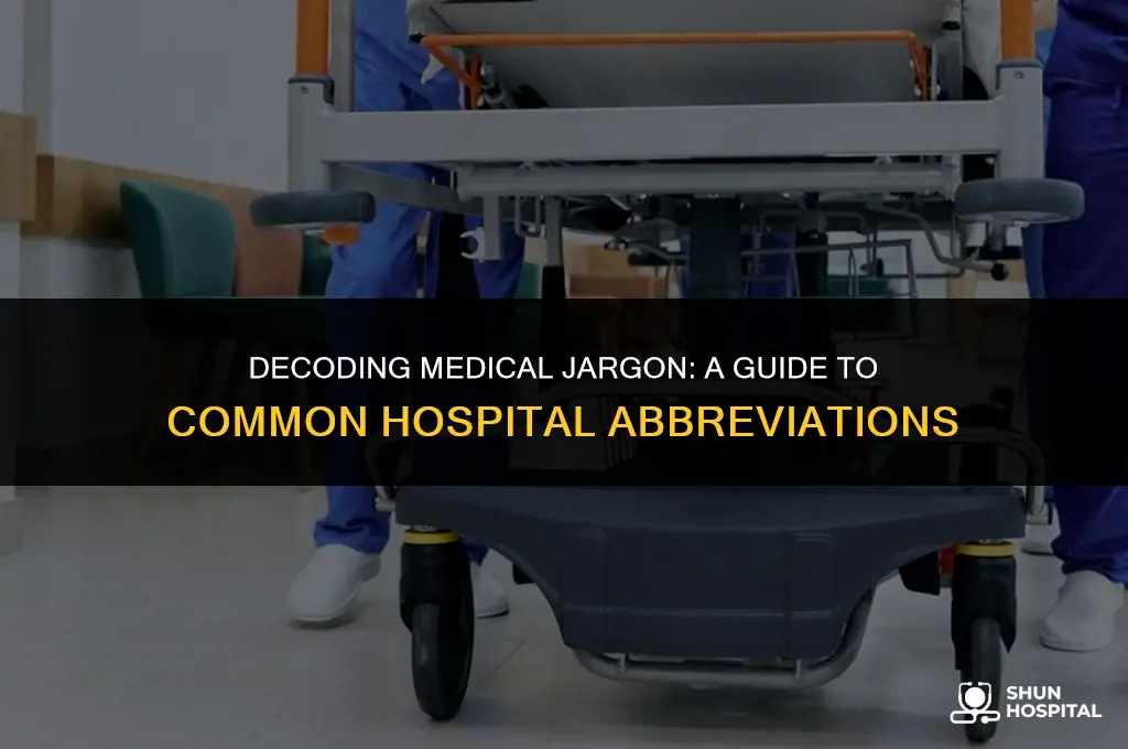 what is hospital abbreviation for