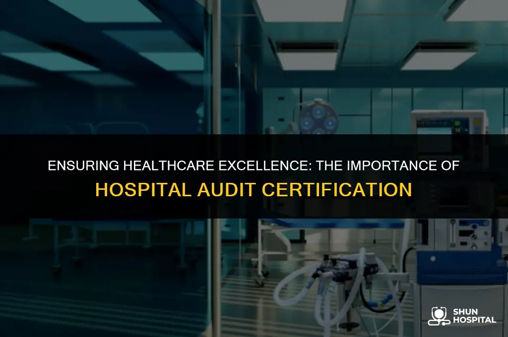 what is hospital audit certification