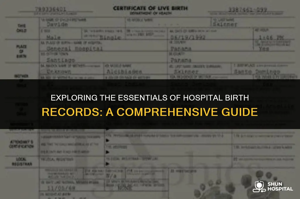 what is hospital birth record