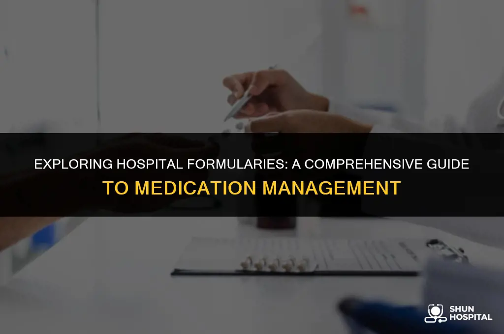 what is hospital formulary