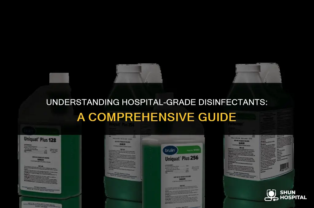what is hospital grade disinfectant