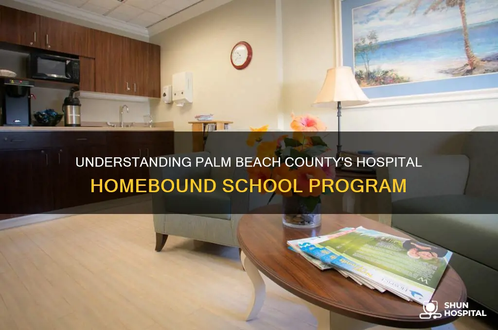 what is hospital home bound school in palm beach county