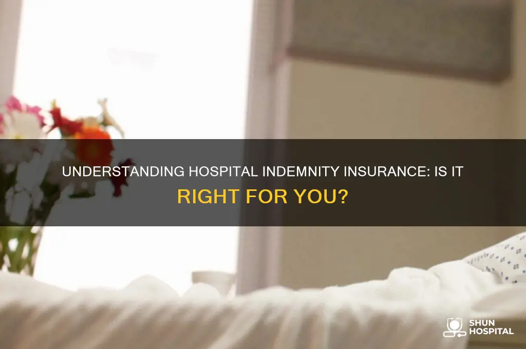 what is hospital indemnity and do i need it