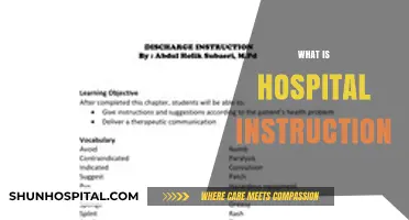 Understanding Hospital Instructions: A Comprehensive Guide for Patients