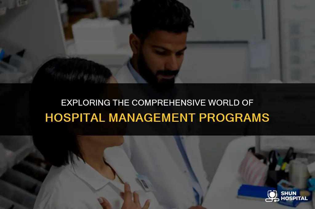 what is hospital ma program