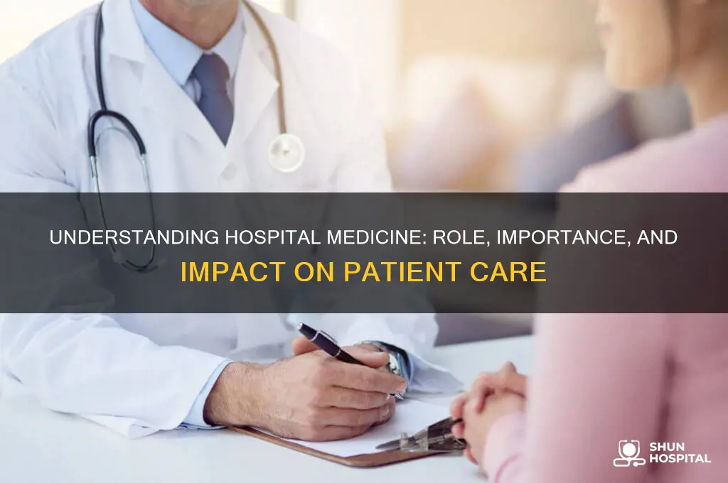 what is hospital medicine