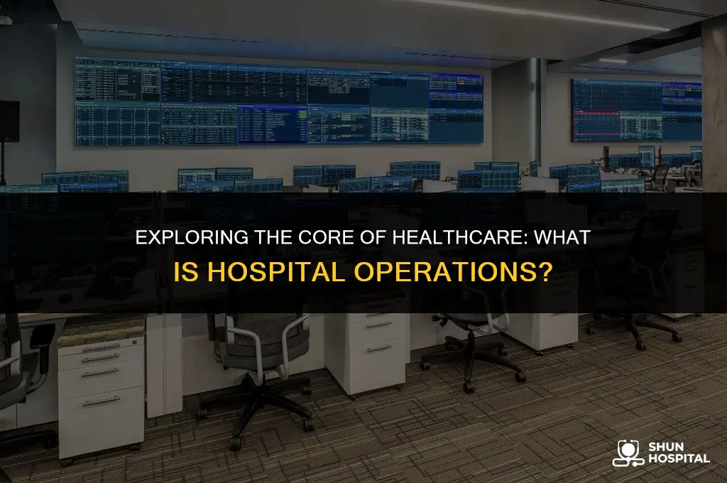 what is hospital operations