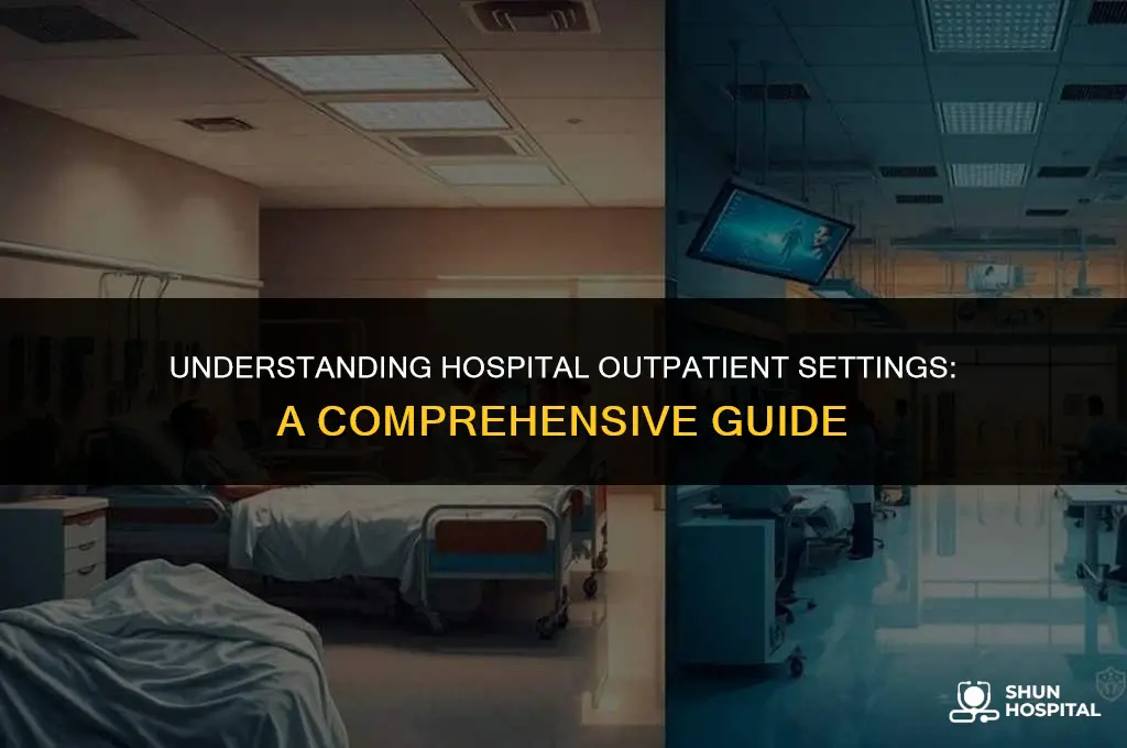 what is hospital outpatient setting