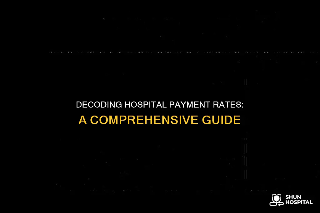 what is hospital payment rate