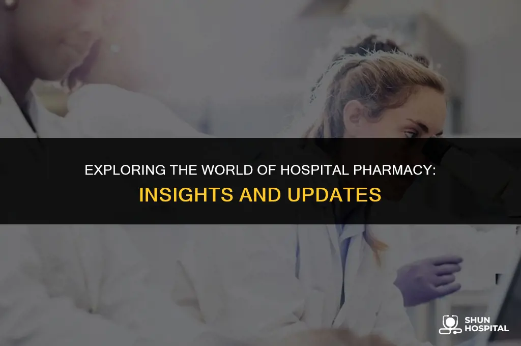 what is hospital pharmacy newsletter