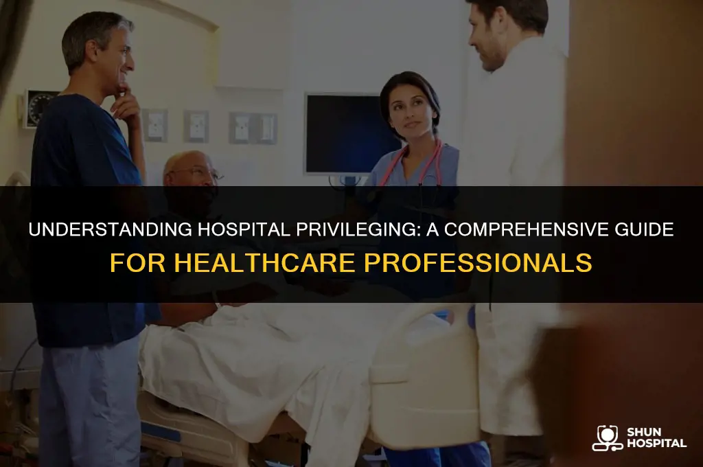 what is hospital privileging