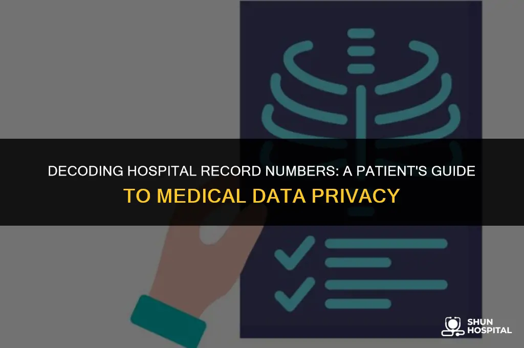 what is hospital record number