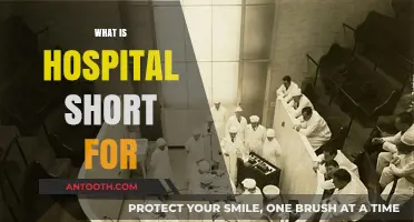 Decoding Medical Jargon: What Does "Hospital" Stand For?