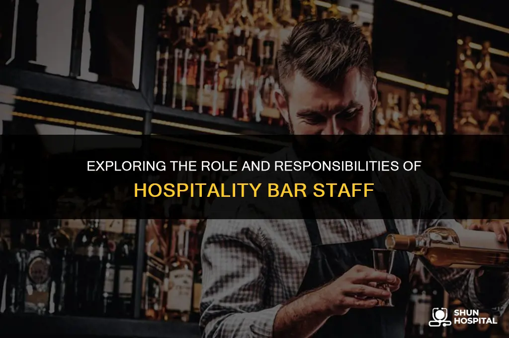 what is hospitality bar staff