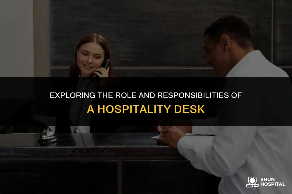 what is hospitality desk