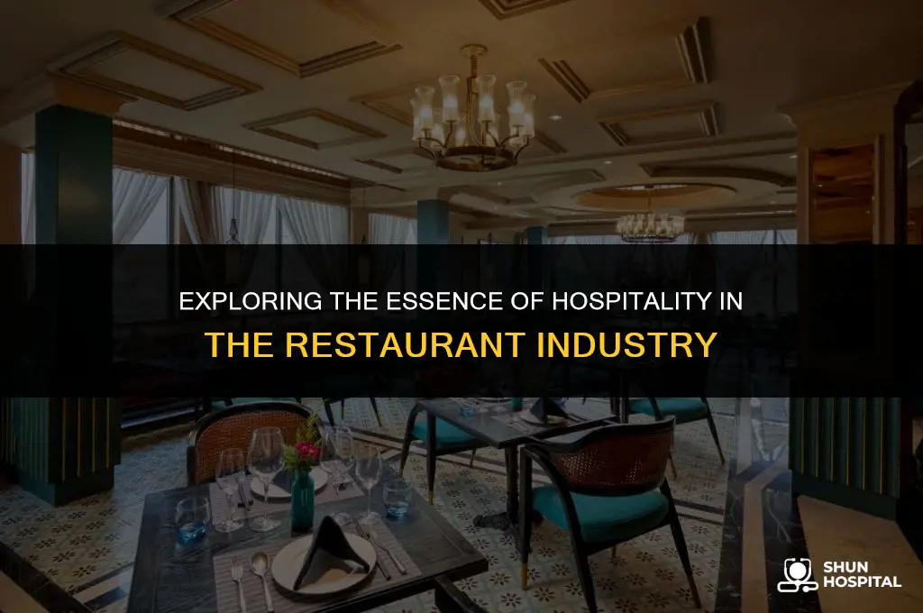 what is hospitality in restaurants