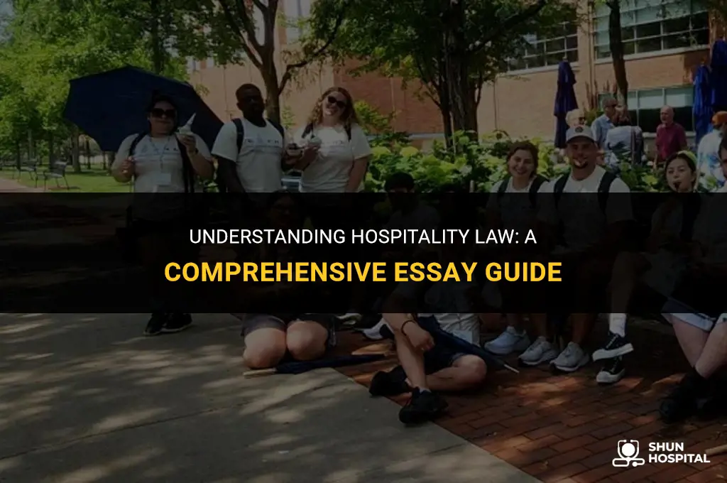 what is hospitality law essay