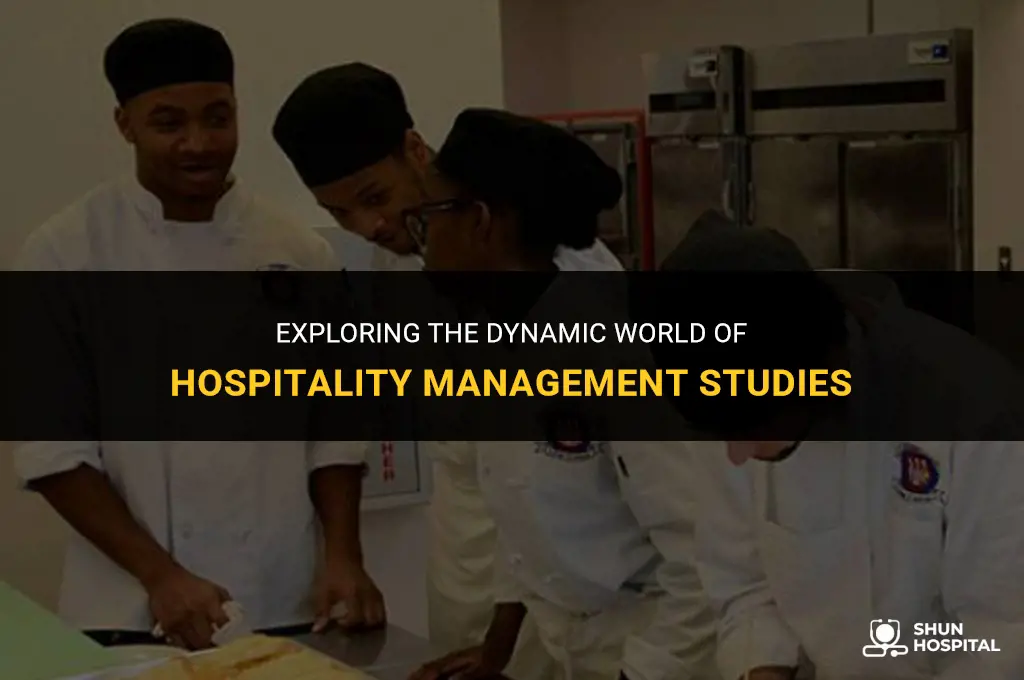 what is hospitality management studies