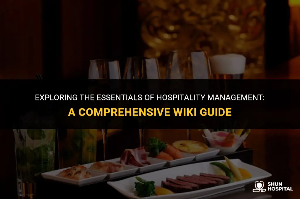 what is hospitality management wiki