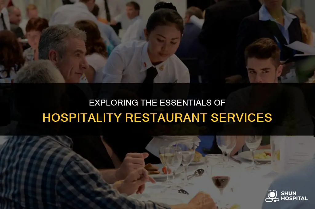 what is hospitality restaurant services