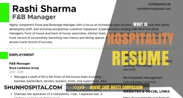 Crafting the Perfect Hospitality Resume: Tips and Tricks