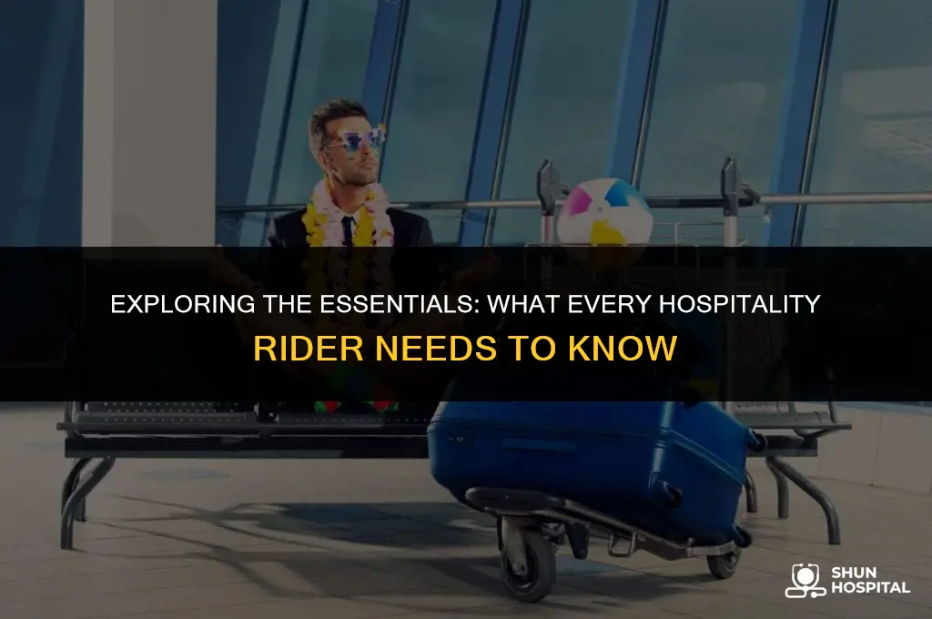what is hospitality rider