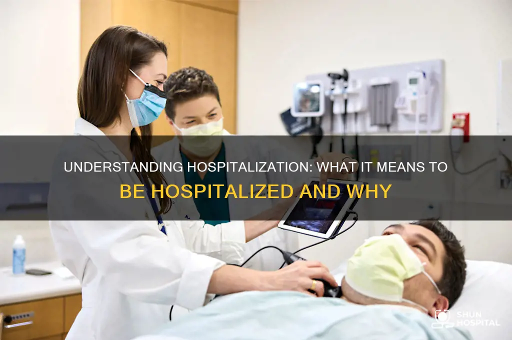 what is hospitalized
