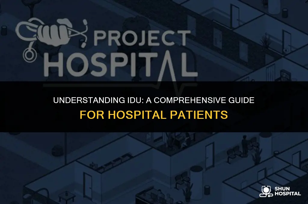what is idu in hospital