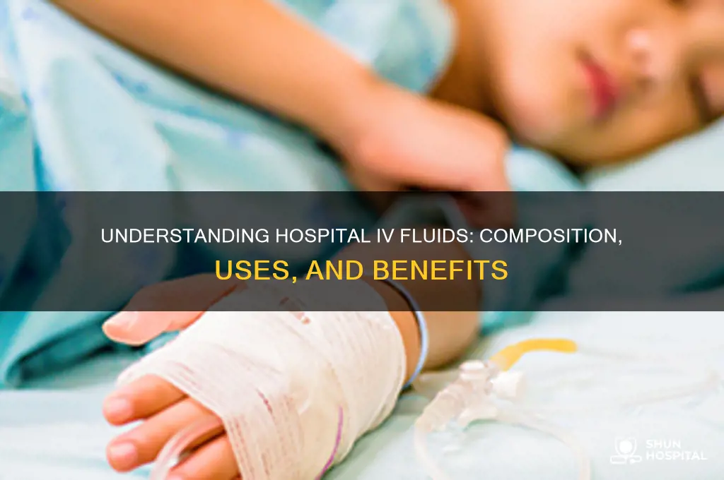 what is in fluids given in the hospital iv