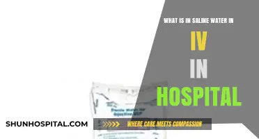 Understanding IV Saline Water: Composition and Hospital Uses Explained
