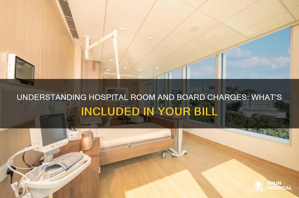 what is included in hospital room and board charges