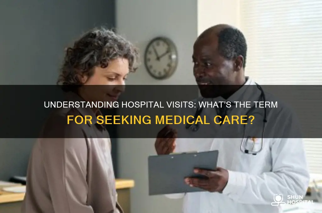 what is it called when someone goes to the hospital
