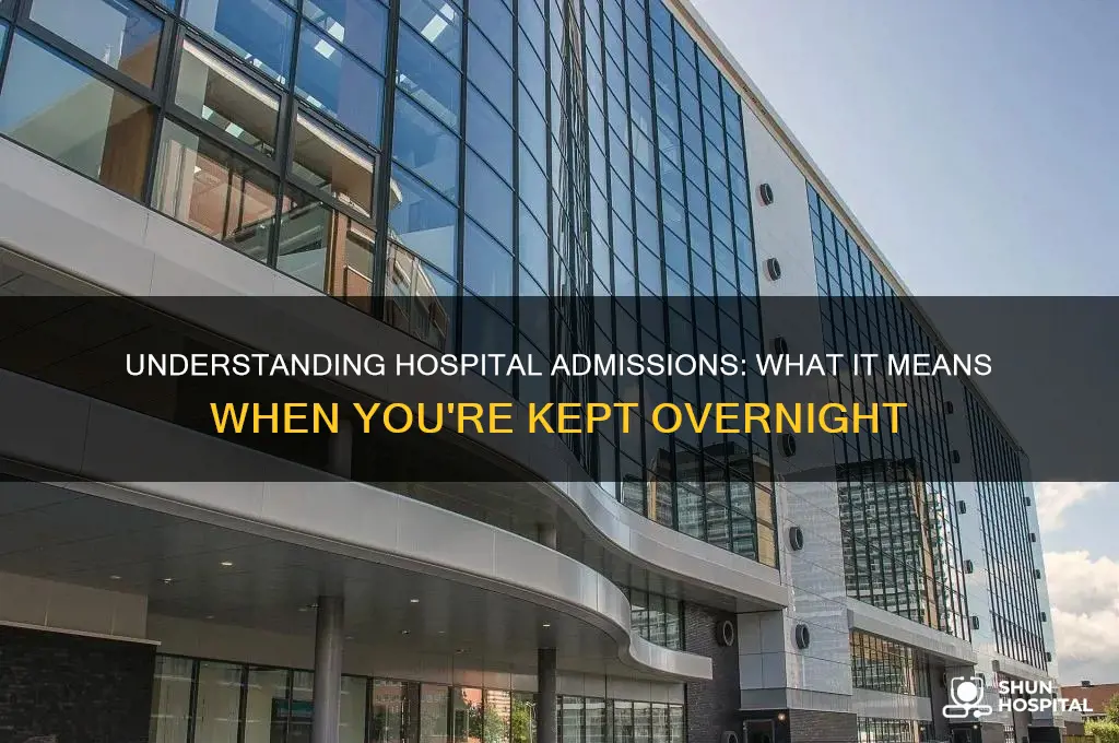 what is it called when the hospital keeps you
